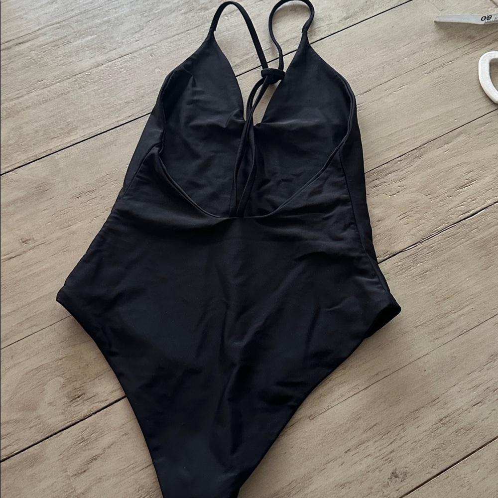 JADE SWIM All In One Piece Black Matte Size M - Picture 6 of 7